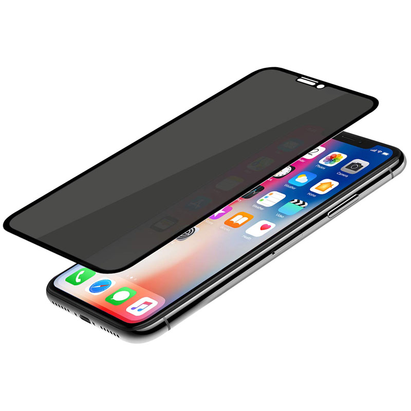Anti-Spionage Schwaarzt Glas Fir iPhone 16 15 14 13 12 11 Pro Max 13Mini 6S SE2 SE4 15Plus 16E Bildschirmschutz Fir iPhone XR X XSMax 7 8 Plus Dateschutzglas_voghion.com