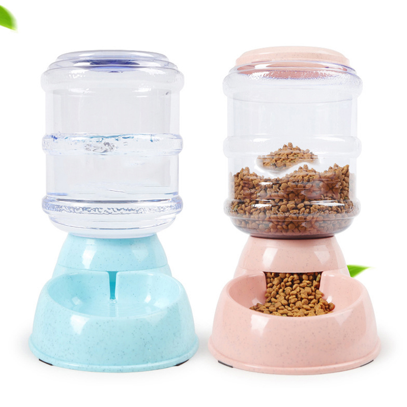 3.8L Large Automatic Pet For Feeder Drinking Fountain For Cats Dogs Environmental Plastic Dog Food Bowl Pets Water Dispenser_voghion.com
