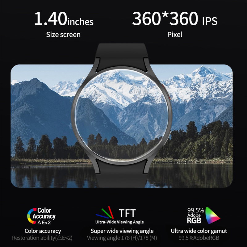 2023 neue GPS Track Für Samsung Galaxy Uhr 6 Smart Uhr Männer Amoled Immer Display Körper Temperatur Uhr BT Sprechen smart Uhr_voghion.com