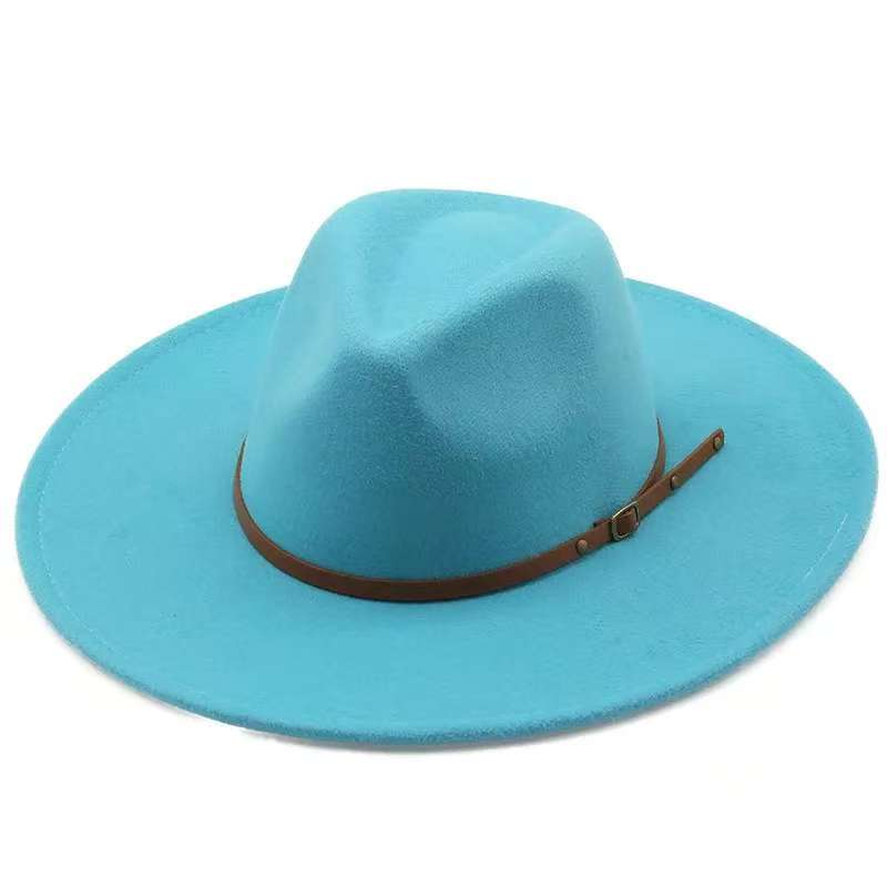 Klasik Geniş Kenarlı Porkpie Fedora Şapka Deve Siyah Erkek Kadın Kırılabilir Kış Şapkası Derby Düğün Kilise Caz Şapkaları aa11_voghion.com