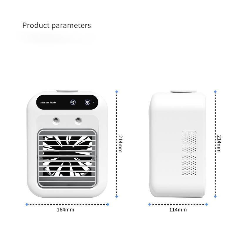 Ventilatore di raffreddamento 1PCUSB Spray Umidificazione Mini Piccolo Ventilatore d'aria condizionata Desktop Acqua Dormitorio Mobile Elettrico_voghion.com