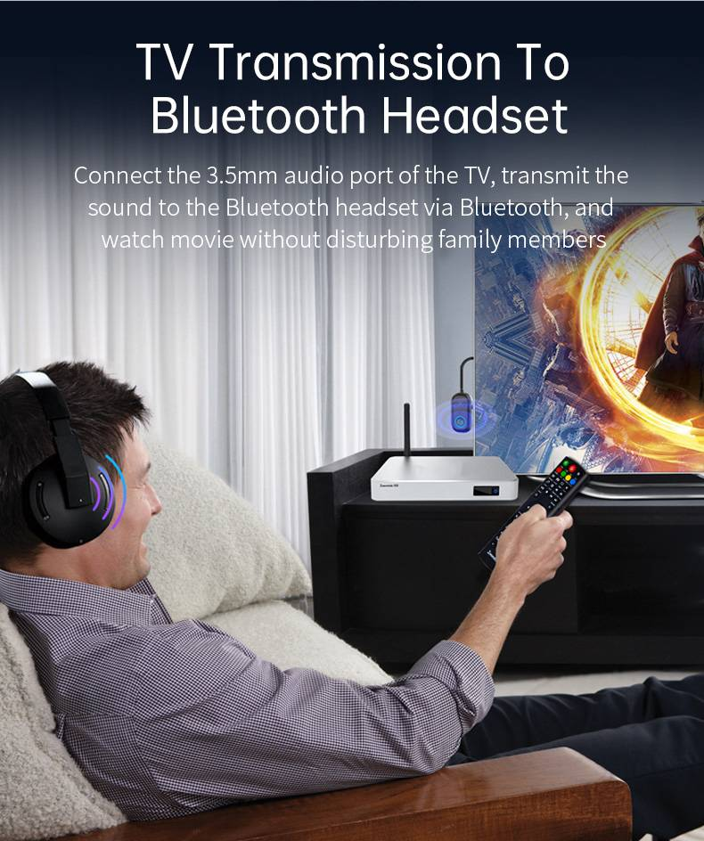 Adattatore ricevitore musicale Bluetooth wireless - Kit per auto con microfono, batteria a lunga durata, ricarica rapida, modalità RX, qualità audio senza perdite_voghion.com