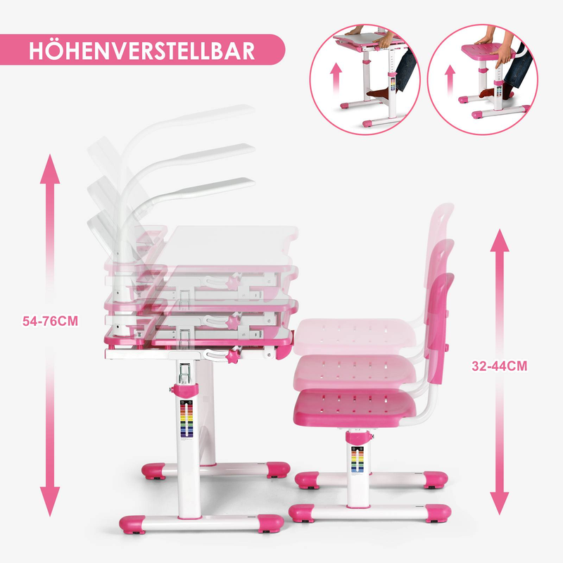 Ergonomisches Design, Kinderschreibtisch und Stuhl_voghion.com