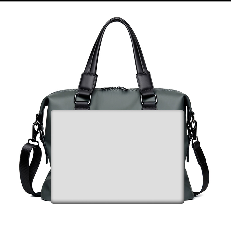 Borsa da uomo, borsa a mano, grande capacità, in tessuto Oxford, tendenza_voghion.com