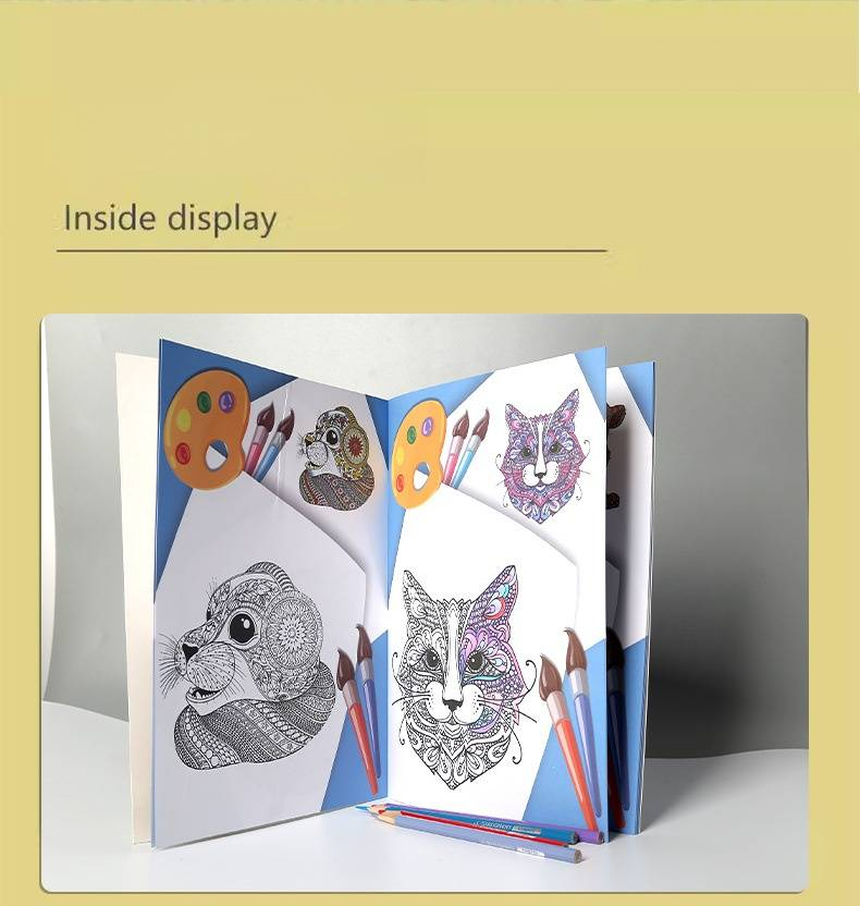 Libro da colorare per bambini con pesci tutù - Libro di attività di disegno e pittura a tema animali e farfalle, regalo perfetto per bambini, compleanni, vacanze e feste_voghion.com