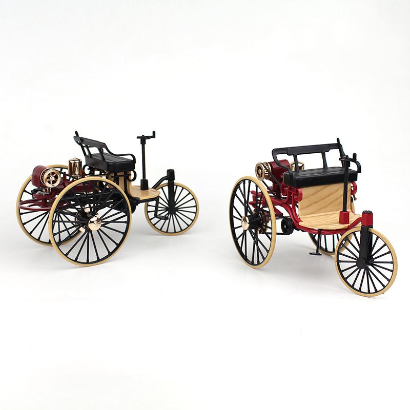Novi 1:12 simulacijski retro legirani trokotačni klasični automobil kolekcija modela poklon igračka za odrasle ukras_voghion.com