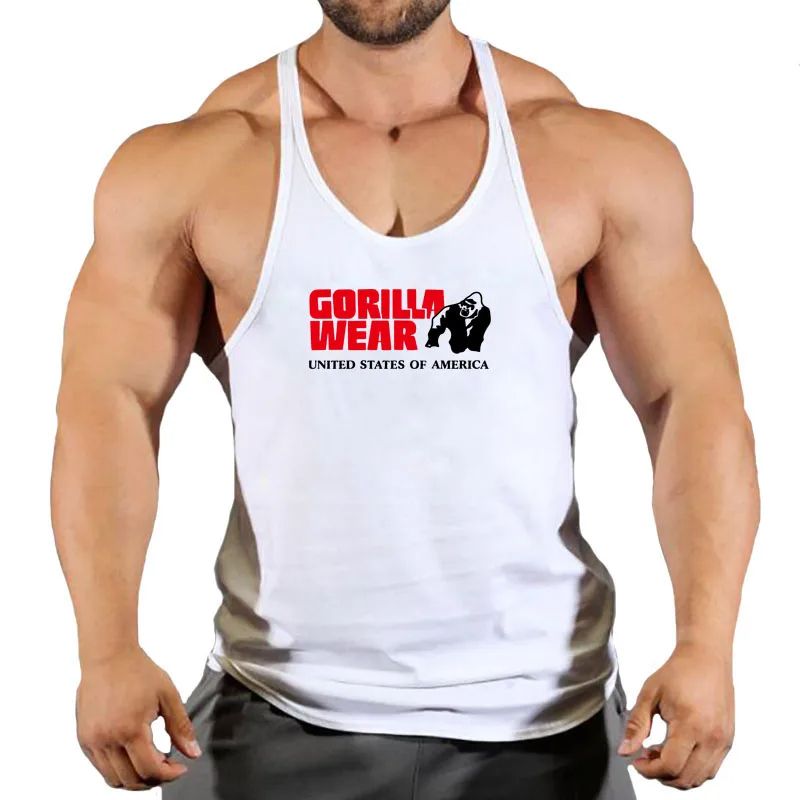 2025 Man Gyms Herrenbekleidung Tank Top Weste Gym Bodybuilding Und Fitness Stringer Kleidung Workout Marke Singuletts Shirt Muscle_voghion.com