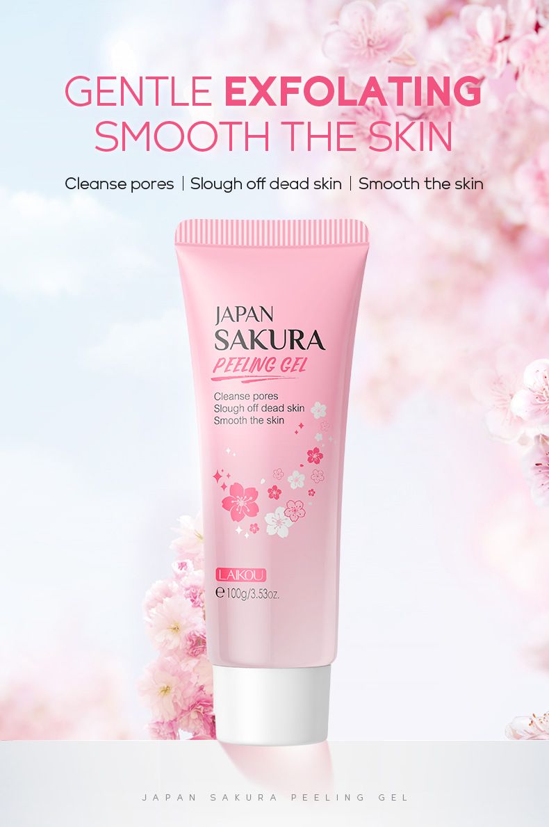 Facial Scrubs & Polishes Cherry Keratin 100g Clean Pores Moisturizing_voghion.com