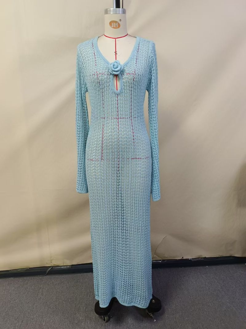 Damenbekleidung Frühling und Sommer V-Ausschnitt Elegant_voghion.com