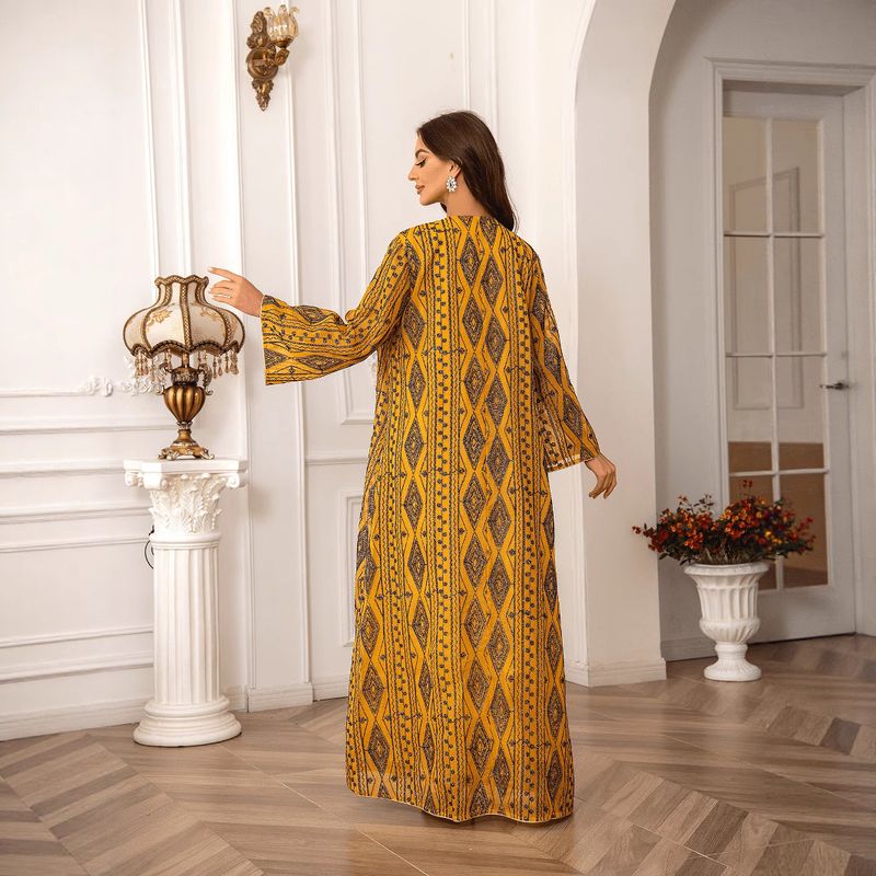 ZD008 Abendkleid Muslimischen Pailletten Mesh Bestickt frauen Robe_voghion.com