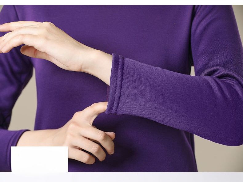 K Golden Fluff Warm Round Neck Sweater With Thickening For Women Plus Size Autumn Clothes_voghion.com