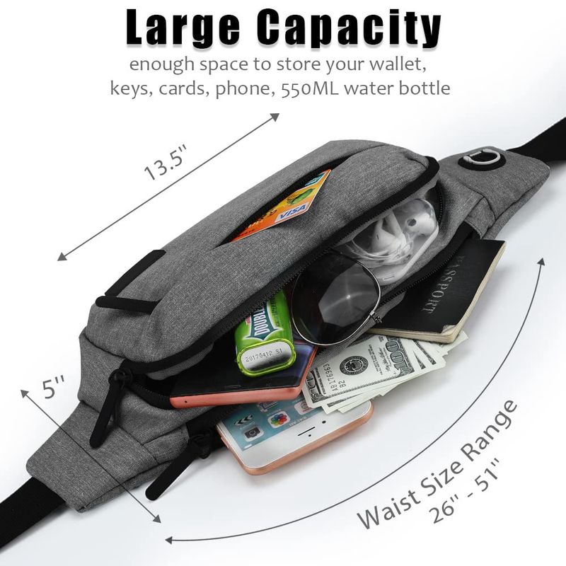 Sporttaschentasch Grouss Kapazitéit Moud Casual Messenger Bag Sport Broschttasch Multifunktionell Biergbesteigung Wiessel Handy Taschentasch_voghion.com