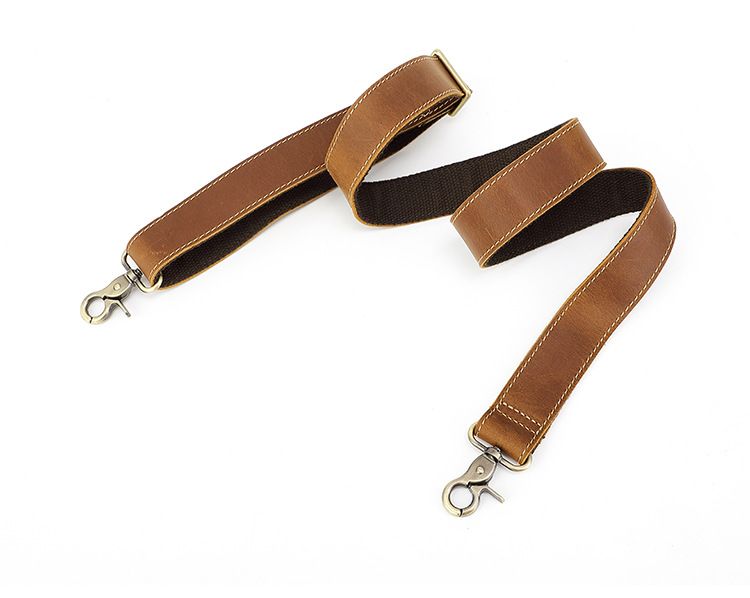 Tracolla di ricambio per borsa a tracolla singola da uomo in pelle di cavallo pazzo con tracolla regolabile in lunghezza_voghion.com