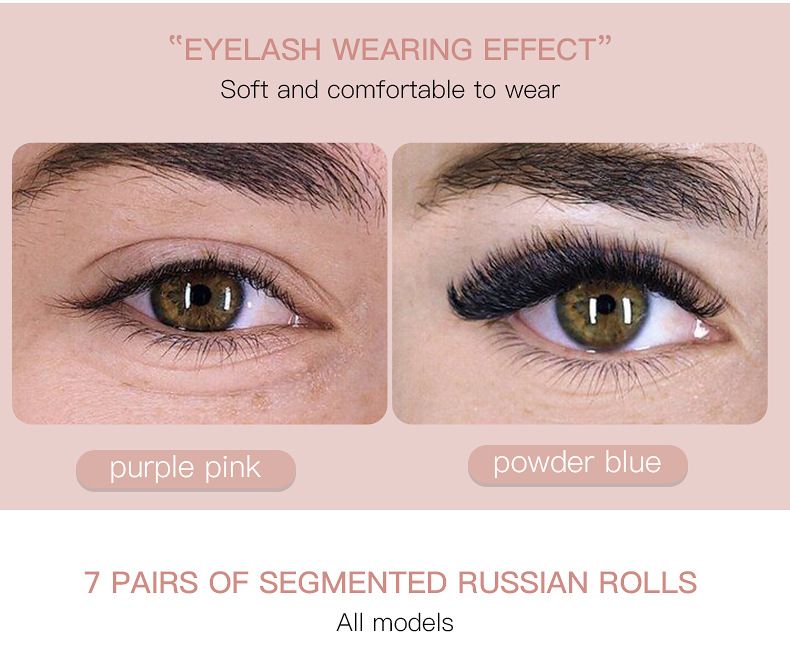 Lash extension set High mink hair false eyelashes thick curl section eyelashes simulate natural eyelashes_voghion.com