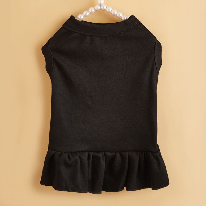 2025 Teddy Cat Dog Mini Sleeveless Solid Color Pet Puppy Dress Breathable Summer Outfit_voghion.com