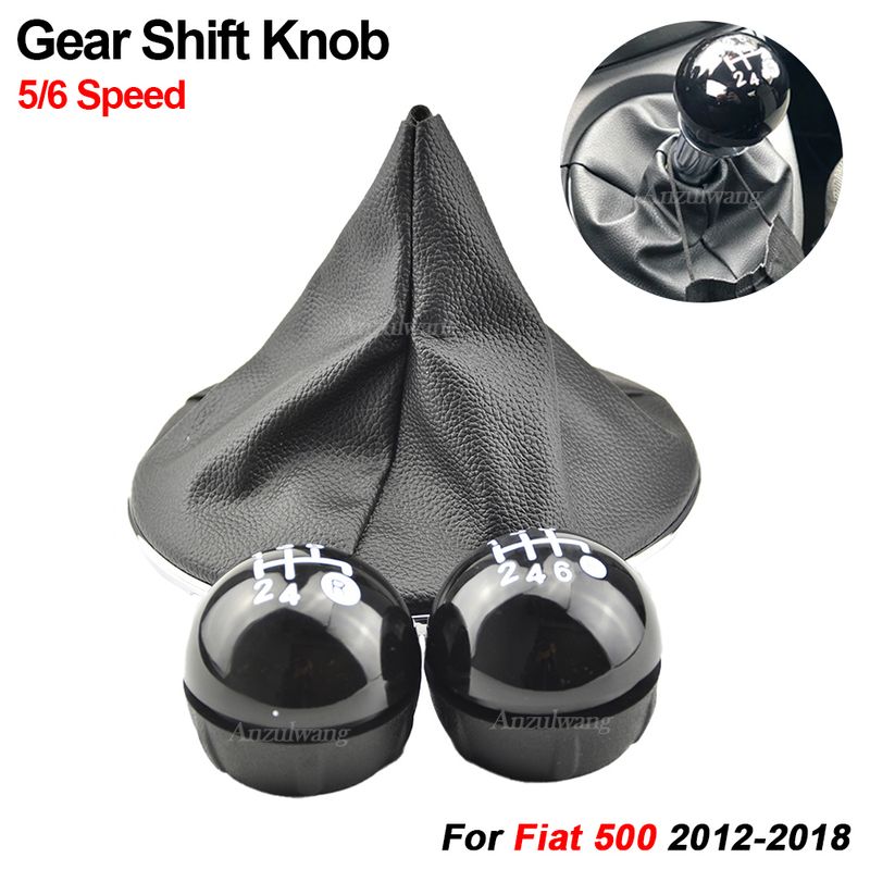 5 6-versnellingsbak schakelpookknop niveau voor Fiat 500 500C handgeschakelde auto Styg-accessoires_voghion.com