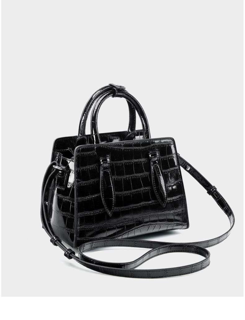 Borsa a mano in vera pelle, alla moda, da donna, piccola, quadrata, semplice, di nicchia, popolare, a tracolla_voghion.com