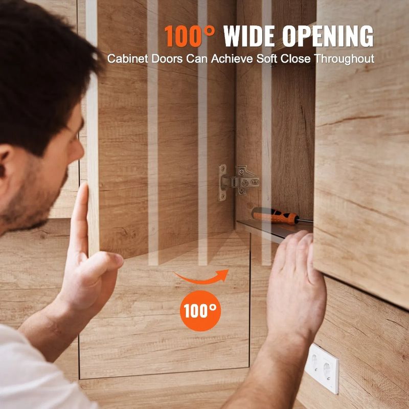 Soft For Close Framed Packs Frameless Door Partial Hinges Cabinet 60 Overlay_voghion.com