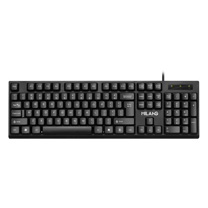 Mi Lang K20 Business Office Cable DIY Installation Computer All in One Desktop Laptop USB Keyboard_voghion.com