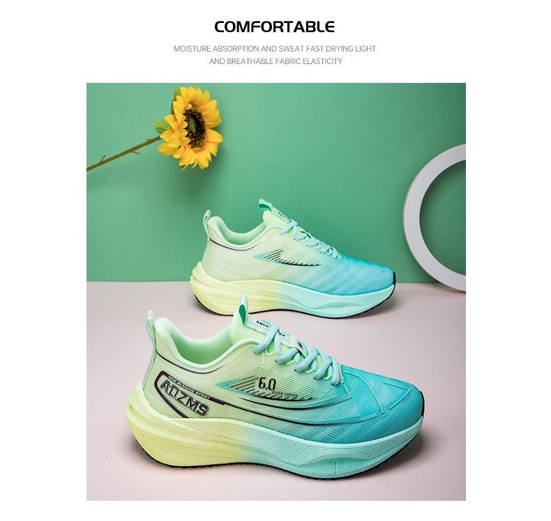 Professional Racing Carbon Plate Ultra-light Shock Absorption Popcorn Rebound Unisex Sports Marathon Running Shoes_voghion.com