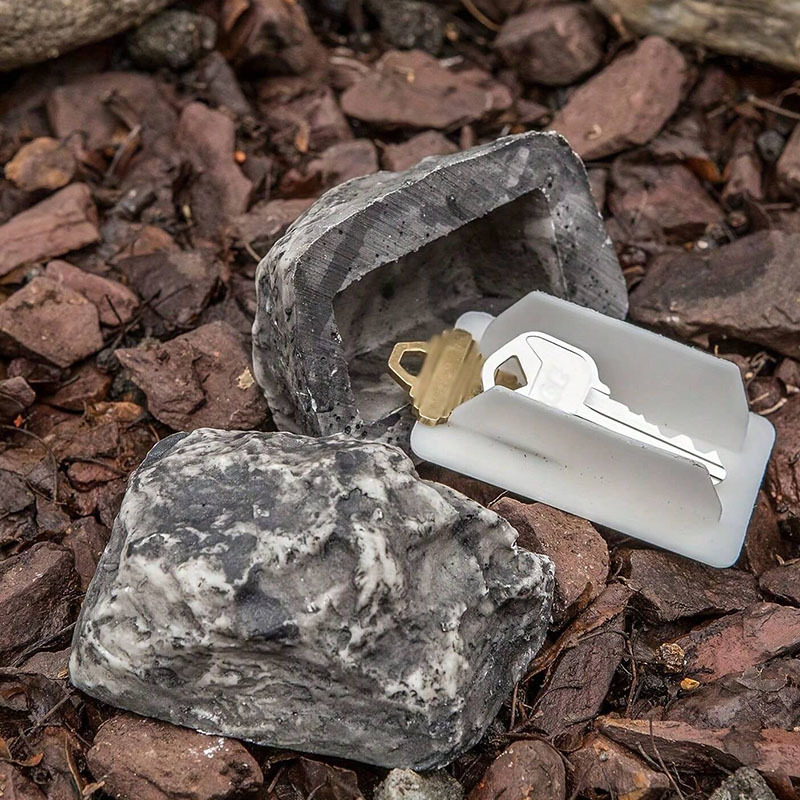 New Hider Outdoor Garden Hidden Doorstep Key Box Stone Decoration_voghion.com