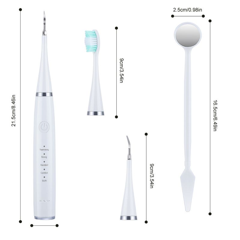 Kits de blanchiment Nettoyeur de dents Élimination du tartre portatif Détartreur dentaire Nettoyeur de dents Hydropulseur portable_voghion.com
