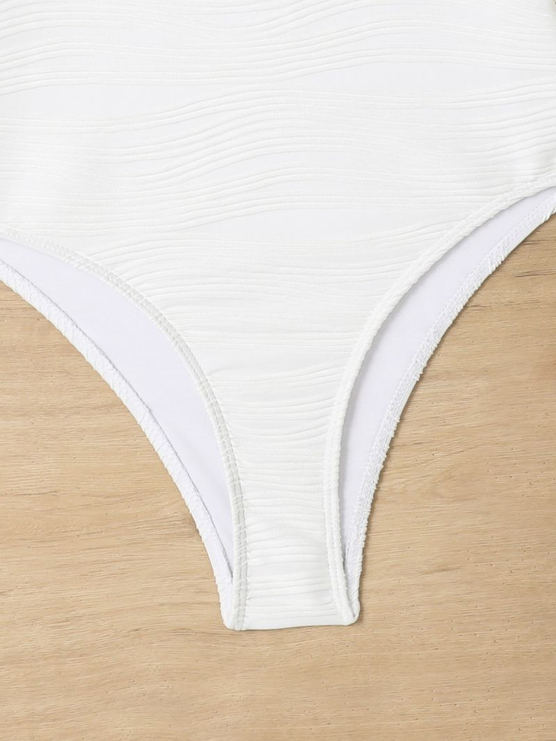 Maillot de bain une pièce multicolore pour femme, tissu spécial, bretelles, slip moulant, pour la plage_voghion.com