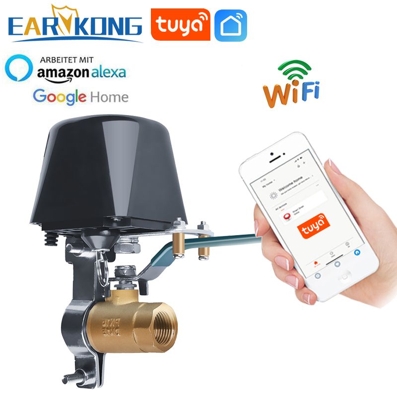 EARYKONG Wifi Water Vae Chroń swój dom Sterowanie jednym przyciskiem Kompatybilne urządzenie Tuyasmart Smart Life Alexa Goole Home_voghion.com