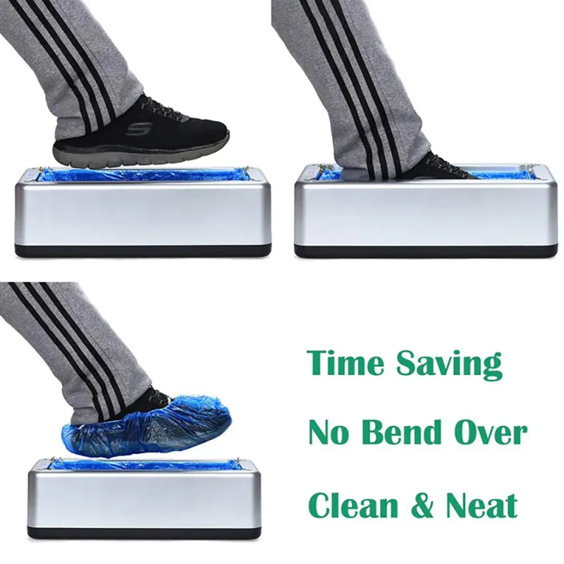 Macchina automatica per copriscarpe, copriscarpe monouso impermeabili, distributore portatile a mani libere per casa e ufficio_voghion.com