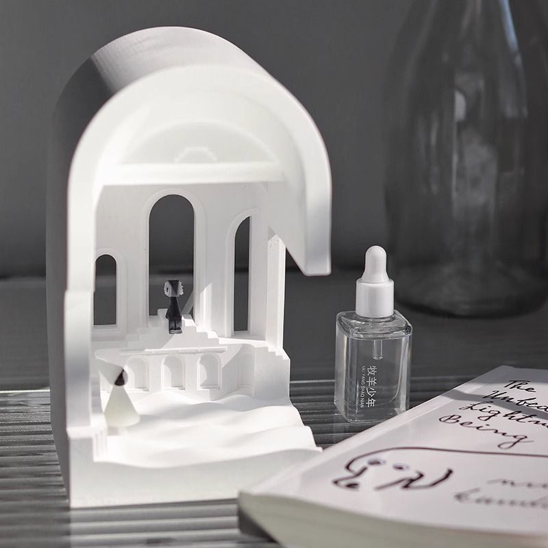 Palastförmiges, flammenloses Aromatherapie-Nachtlicht – Kreative Atmosphäre, elegante Wohndekoration, einzigartiges Geburtstags- oder Weihnachtsgeschenk_voghion.com