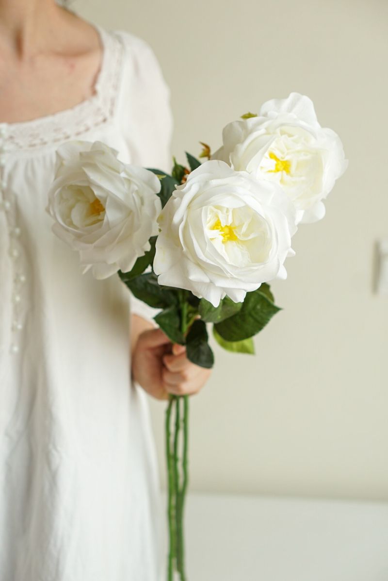 Artificial Flowers, Simulated Flowers, High End Sense, Realistic Moisturizing Feel, Simulated Bouquet Of Roses, Living Room Table Flower Decoration_voghion.com