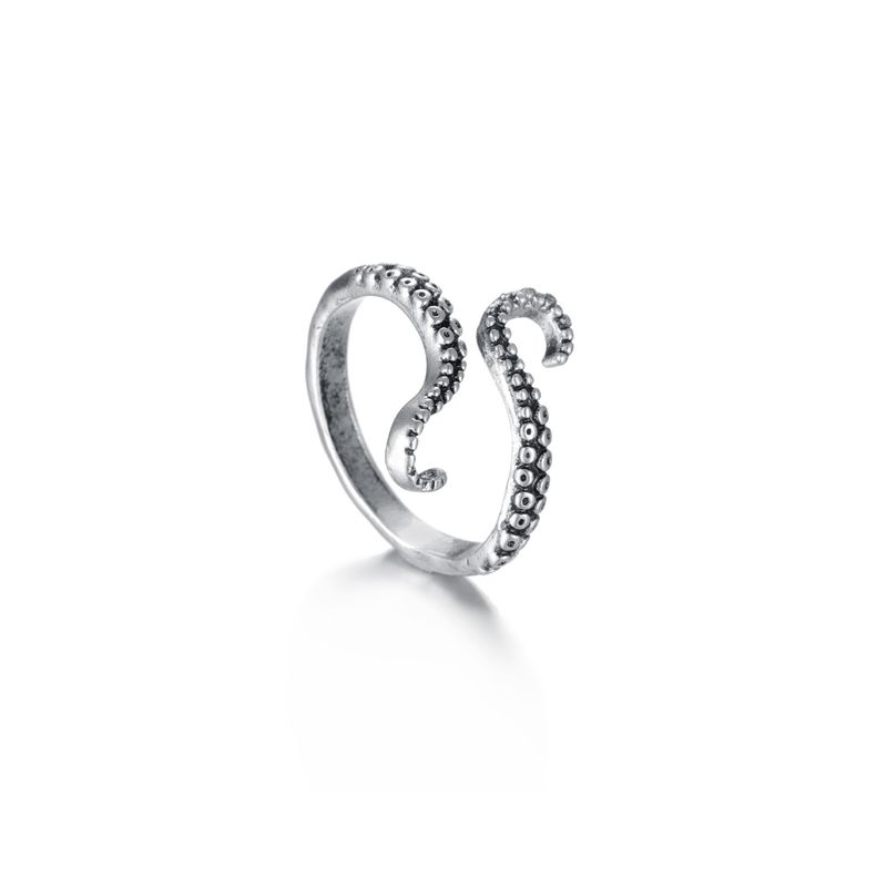 Novo anel de polvo personalizado e moderno para homens e mulheres, anel de dedo indicador de abertura que dita tendências, pulseira exagerada_voghion.com