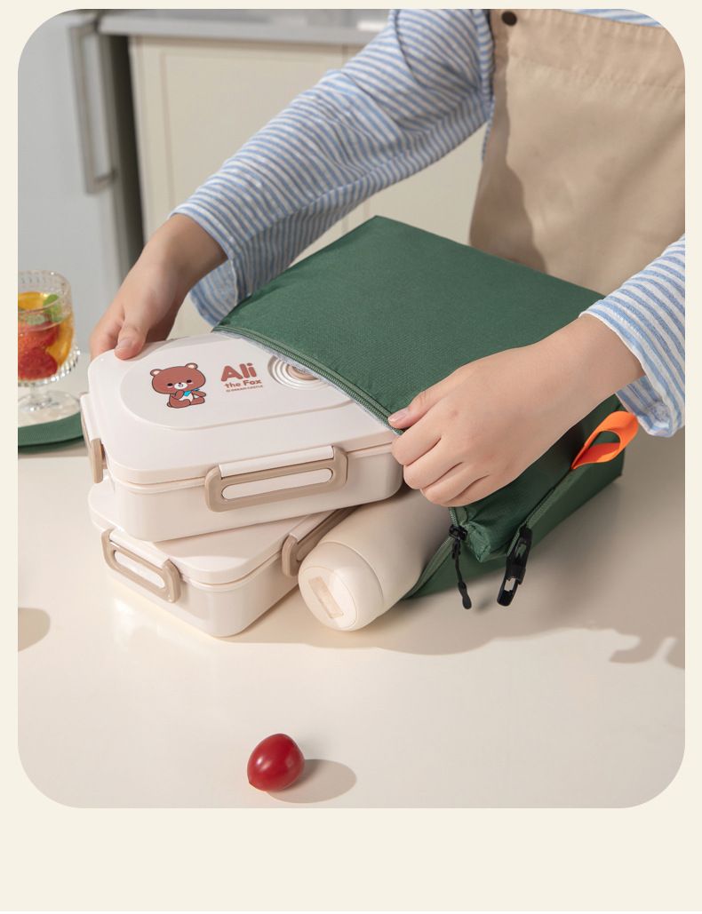 Waterproof Lunch Box Insulation Bag, Foldable Picnic Handbag, Portable Lunch Bag For Work, Large Capacity Insulation Bag_voghion.com