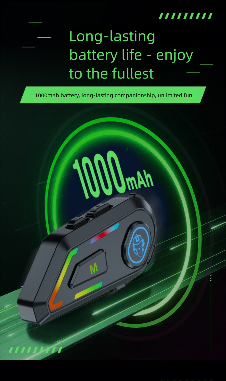 Creative Cool Helmet Headset Soft Hard Mark Matching Rider Motorcycle Waterproof Bluetooth Wireless_voghion.com