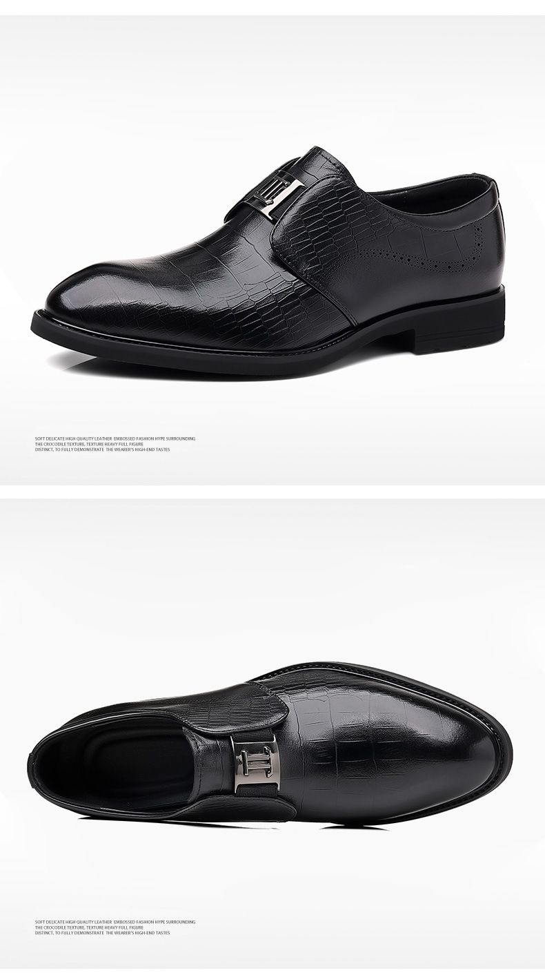 Herren Business-Kleid Schuhe Leder Britische Freizeitschuhe Herren spitze Rindsleder Schuhe Hochzeitsschuhe_voghion.com