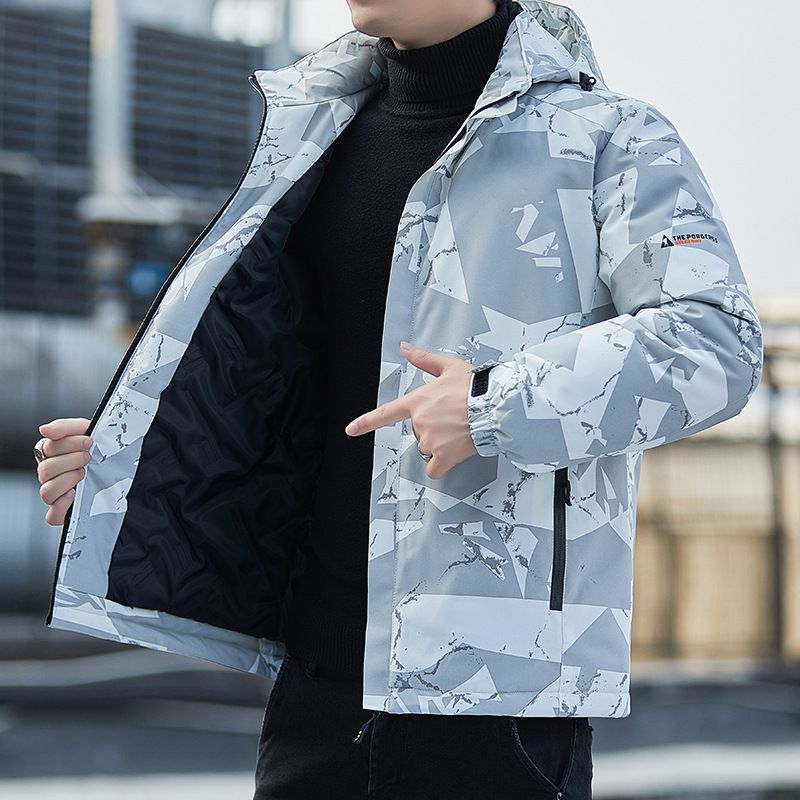 Coat Casual Thickened Warm Windbreaker Men's Winter Cotton Padded Jacket Clothing_voghion.com