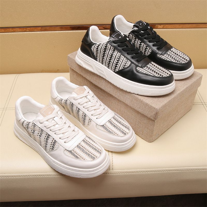 Scarpe casual da uomo in vera pelle, di lusso, di alta qualità, traspiranti, con suola spessa, nuove e alla moda, 2025_voghion.com