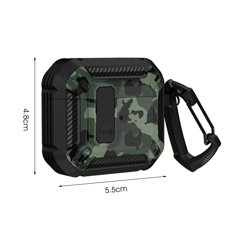 Hitech Beschermende Huid Anti-val Schokbestendig Waterdicht TPU Bluetooth-compatibel Oordopjeshoesje voor 3_voghion.com