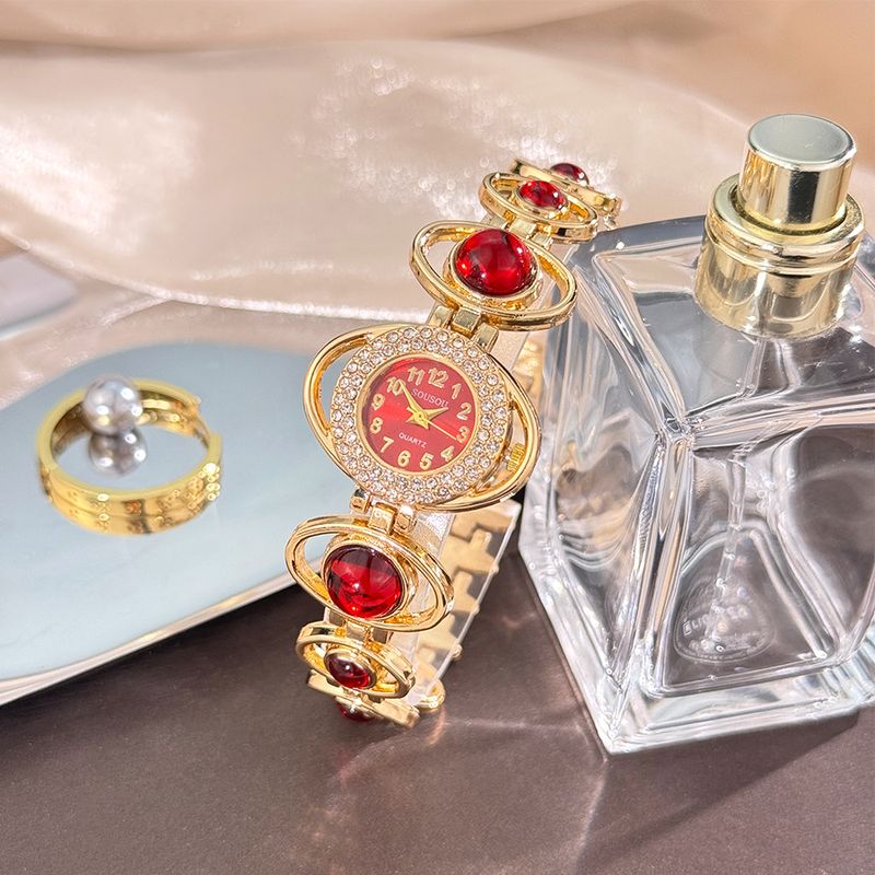 Orologio da donna alla moda, digitale, di lusso, con pietra, semplice, con decorazione a forma di nebulosa, per lavoro quotidiano, compleanno, anniversario, regalo di San Valentino_voghion.com