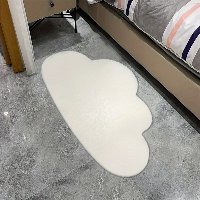 Tapis nuage, cadeau pour la fête des mères, tapis en forme de cœur, tapis moelleux, tapis à poils longs pour chambre à coucher, salon, décoration de chambre Love Coquette_voghion.com