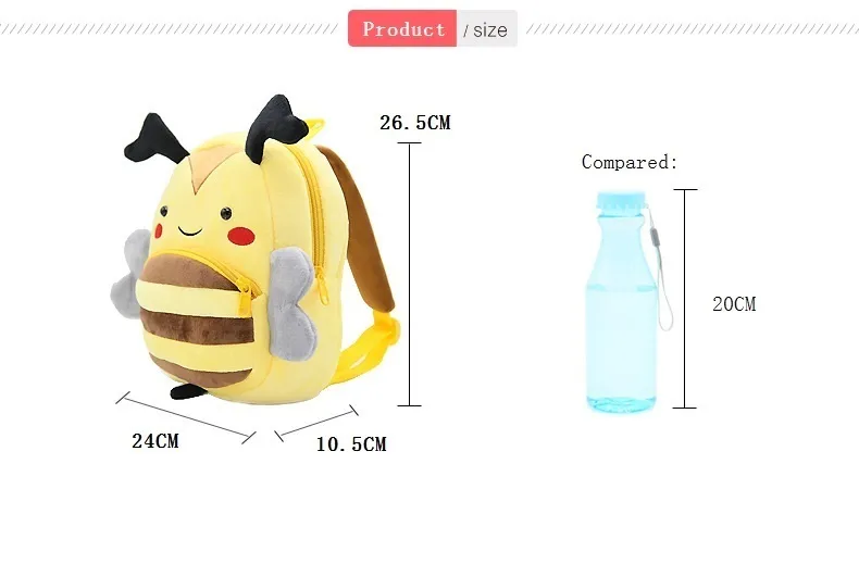 Zaino per bambini simpatico cartone animato scimmia asilo per bambini mochila Borse da scuola per neonati zainetto per bambina escolares_voghion.com
