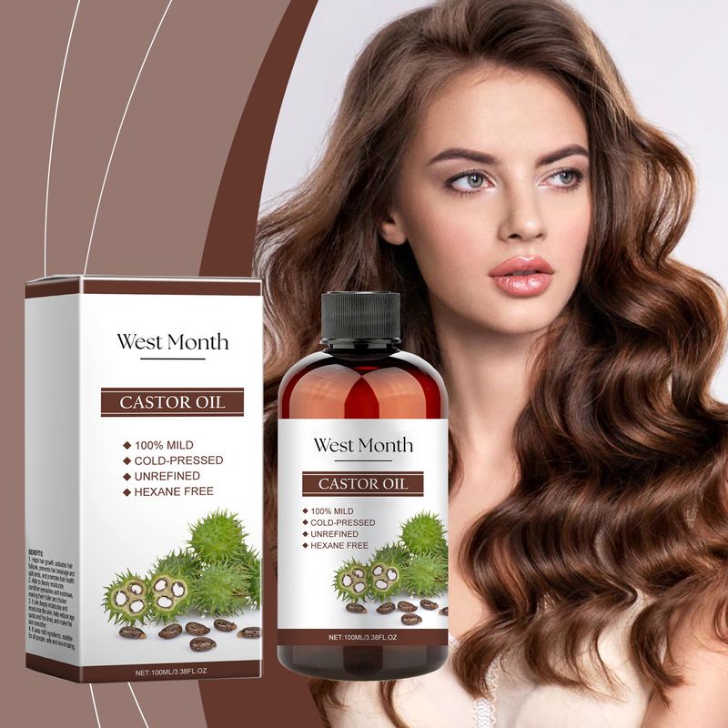 in One Castor Oil, Multi-effect Moisturizing Skin, Eyelashes And Eyebrows Care Essential Oil_voghion.com
