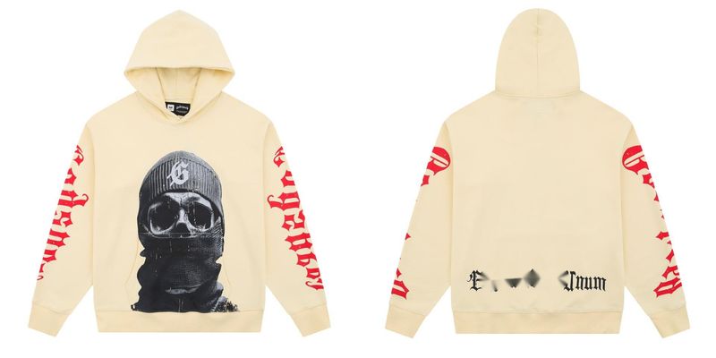 25 nuovi felpe con cappuccio unisex casual larghe con teschio rock band alla moda_voghion.com