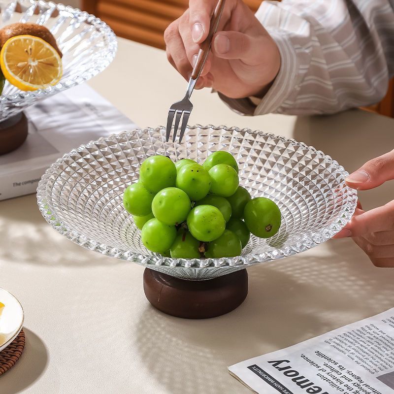 Grande piatto di frutta semplice per soggiorno, uso domestico, stile francese, tavolino da caffè di alta qualità, snack di alto aspetto_voghion.com