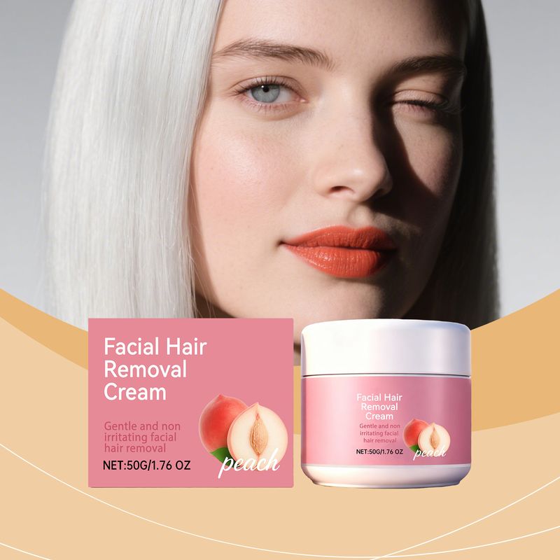 Feuchtigkeitsspendende Inhaltsstoffe Sanfte Pflege Reinigung Lippen Gesichtshaut Praktische glatte Haarentfernungscreme_voghion.com