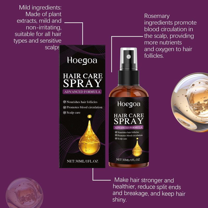 HOEGOA Care Nourishing Refreshing Non-Sticky Hair Moisturizing Spray_voghion.com