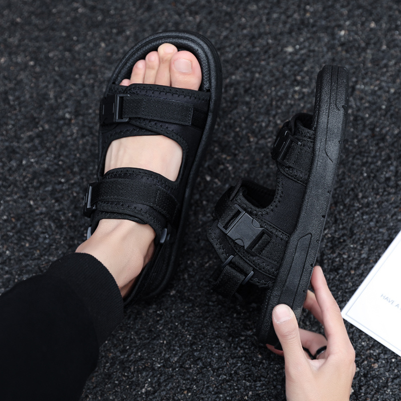 Herenschoenen Lage hak Sliders Sandalen Buitensporten Zomer Zomer Strandschoenen voor heren_voghion.com