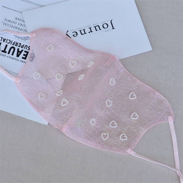 New Summer Tulle Mask Star Mask_voghion.com