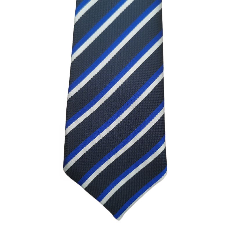 Blue And White Striped JK Small Vintage Lazy Suit Men's College Style Student No-Need-To-Tie Bow Tie Women's Decorative_voghion.com