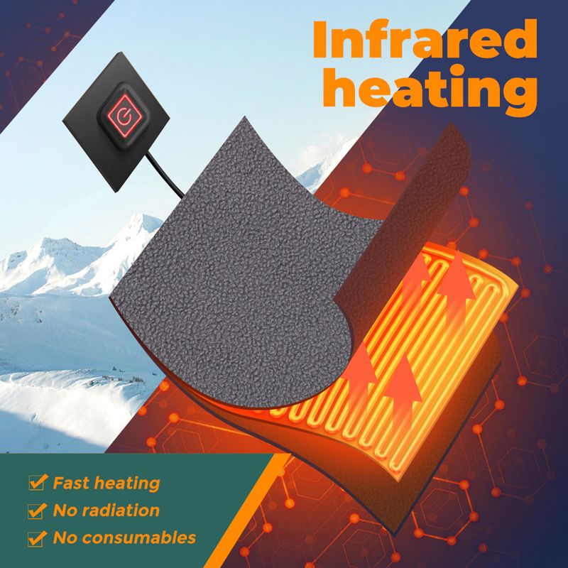 New Electric Shake Fleece Scarf with Three Levels of Intelligent Temperature Control, Warmth Preservation, and Cold_voghion.com